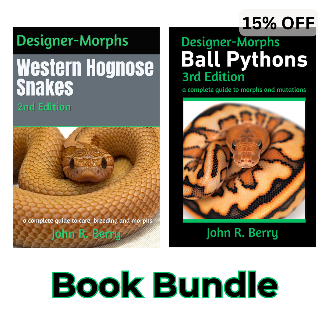 Book Bundle - Designer Morphs: Western Hognose Snakes, 2nd Edition & Designer Morphs: Ball Pythons, 3rd Edition